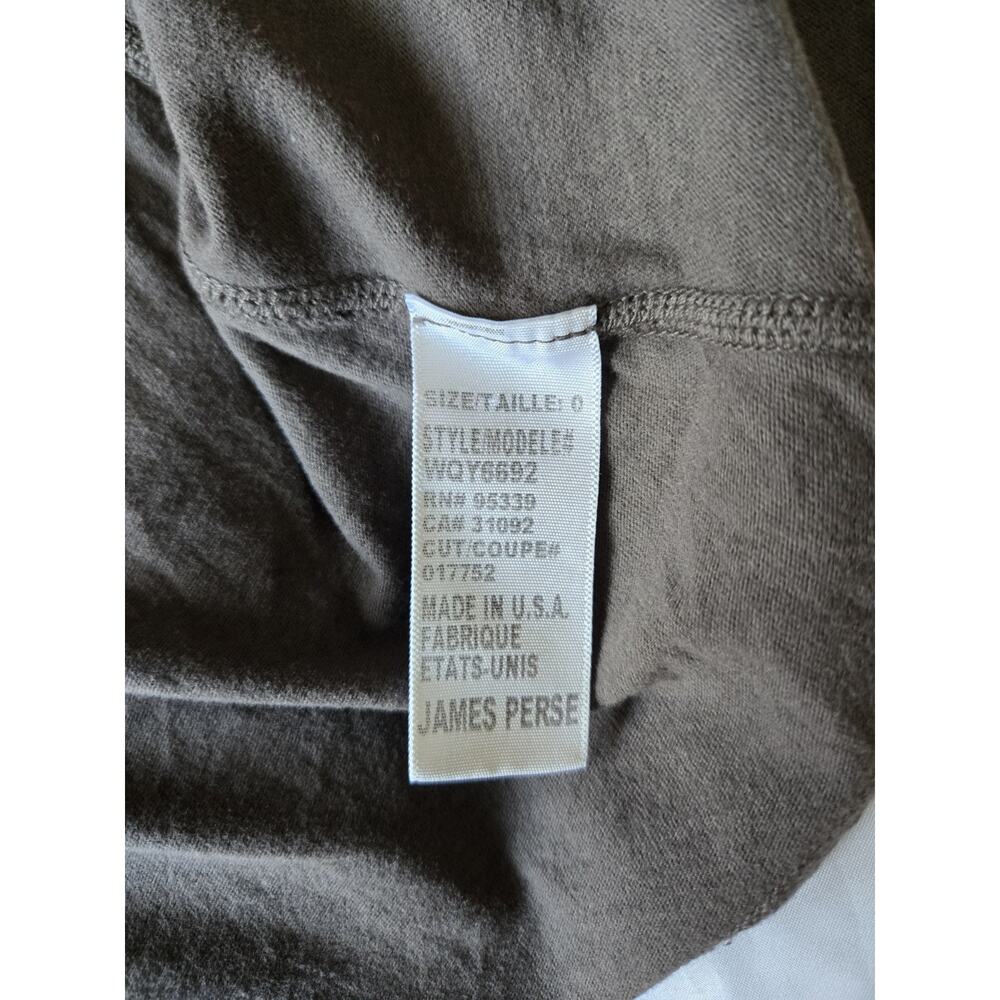 Standard James Perse Dark Gray Tank Midi Sun Dress Size 0 Quiet Luxury Normcore - Picture 4 of 6